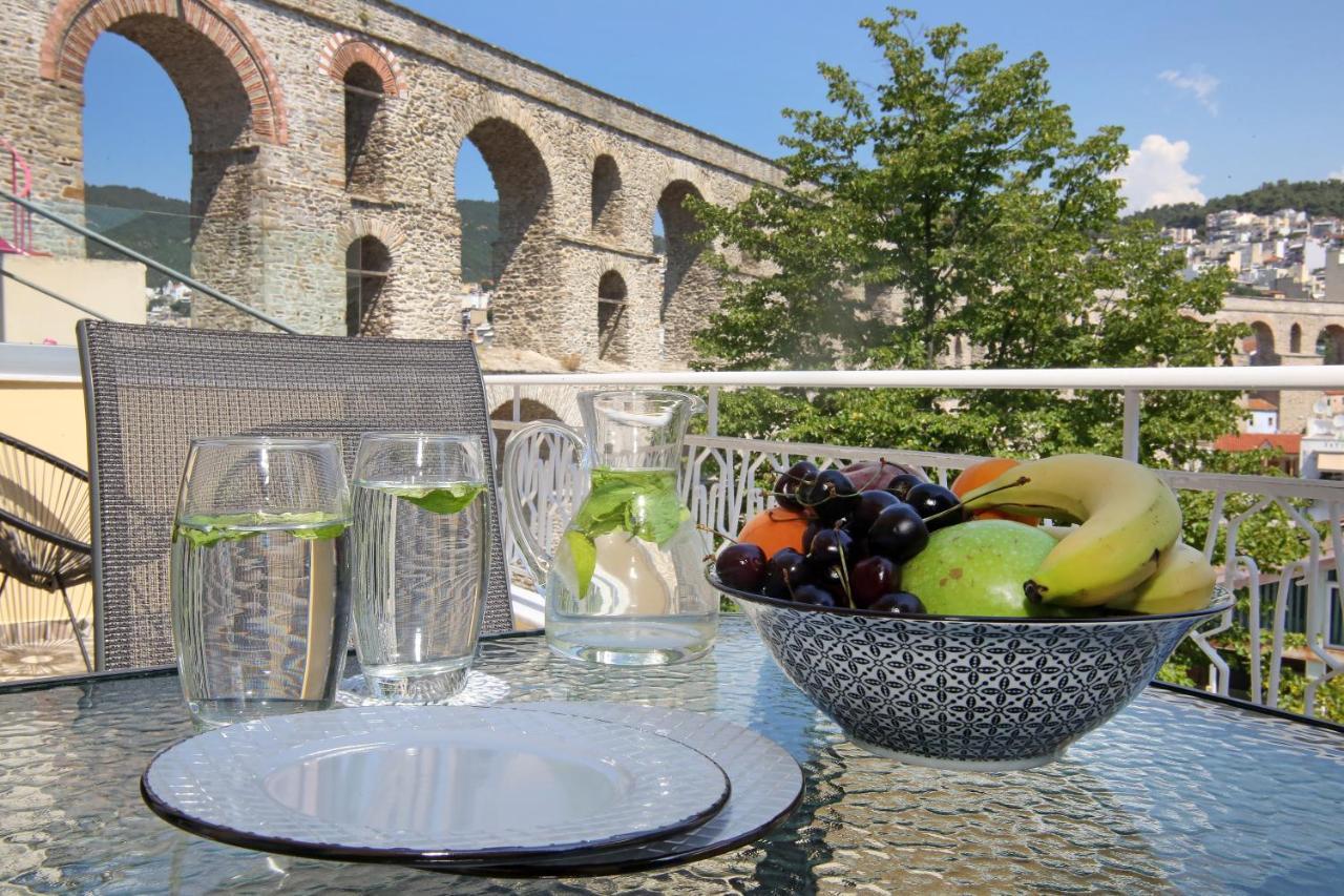 Under The Aqueduct Boutique House Apartment Кавала Екстериор снимка
