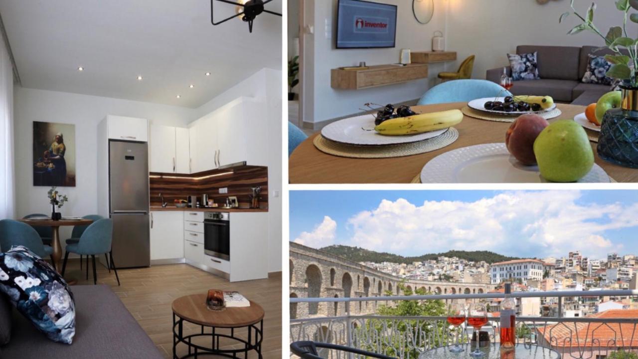 Under The Aqueduct Boutique House Apartment Кавала Екстериор снимка